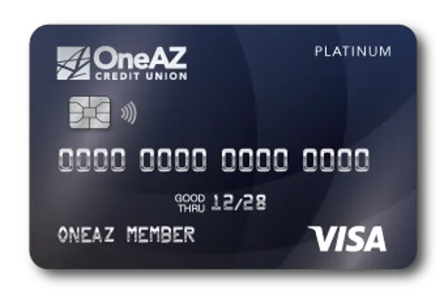 VISA® Platinum credit card from OneAZ Credit Union