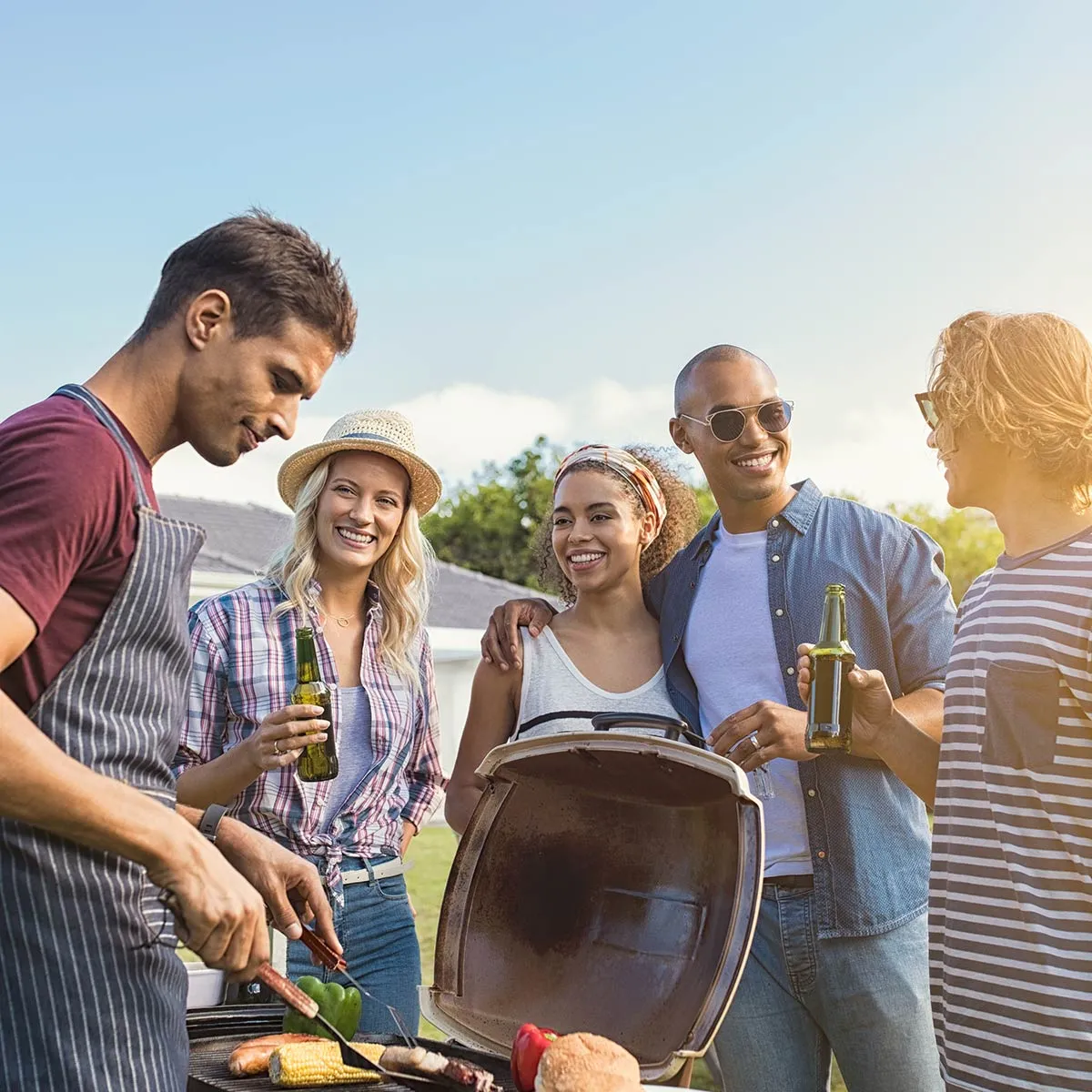 Friends Grilling Together 1200X1200