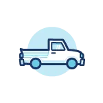 pickup truck icon